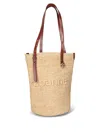 Rabanne Woven Tote Bag In Nude