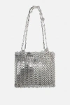 Rabanne 1969 Chainmail Shoulder Bag In Silver