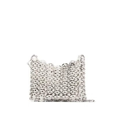 Rabanne Bags Silver In White