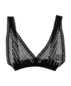 Rabanne Studded Bra In Black