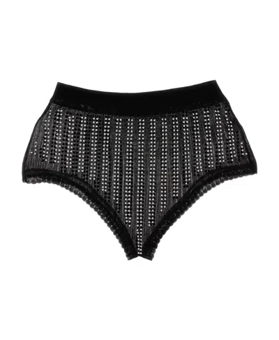 RABANNE PACO RABANNE BEAD EMBELLISHED STETCHED BRIEFS