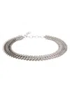 Rabanne Chainmail Adjustable Belt In Silver