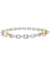 Rabanne Xl Link Belt In M Silver Gold