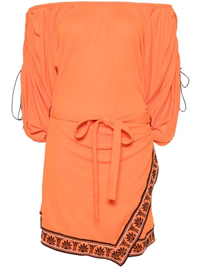 RABANNE BELTED MINI DRESS