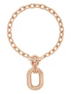 Rabanne Chunky Chain Oval Pendant Necklace In Gold