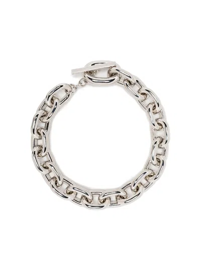 Rabanne Xl Link Neck In Silver
