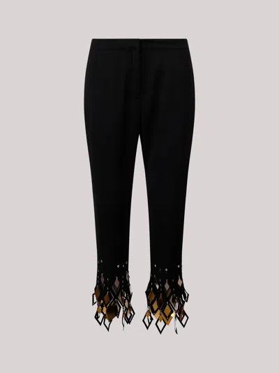 Rabanne Black Polyester Pant