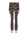 Rabanne Black Printed Casual Pants In Black