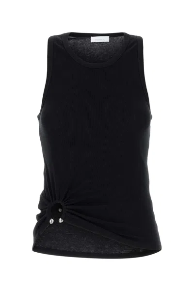 Rabanne Black Stretch Cotton Top