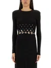 Rabanne Crop Top With Eyelets
