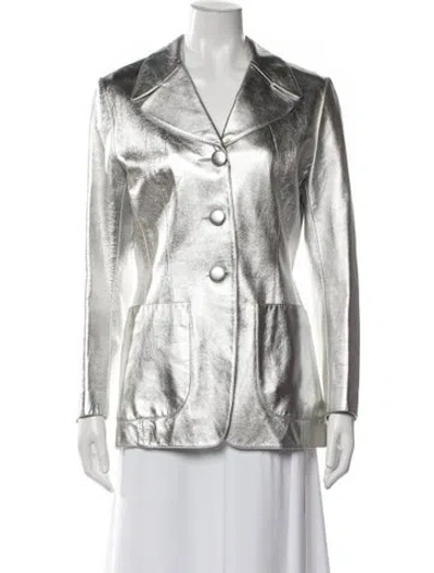 Pre-owned Rabanne Blazer In Silver