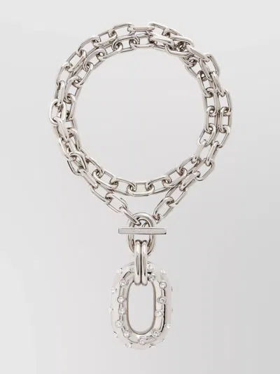 Rabanne Bold Link Chain Necklace Pendant