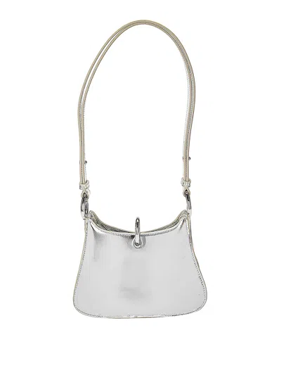 Rabanne Small Ring Shoulder Bag In Animal Print