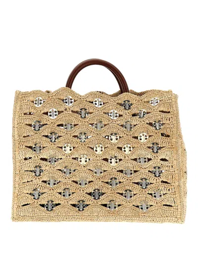 Rabanne 1969 Handbag In Beige
