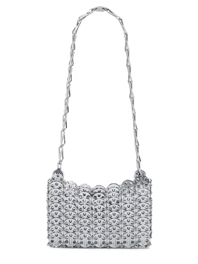 Rabanne Borsa Iconic "1969 Nano" In Silver