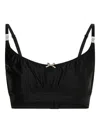 Rabanne Bow-embellished Tank Top In Black