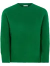 Rabanne Brushed Wool Sweater In Green