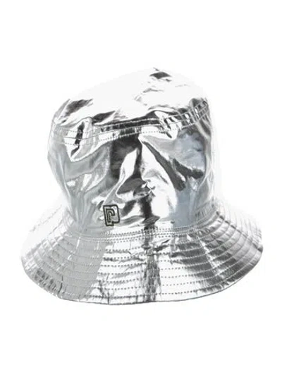 Pre-owned Rabanne Bucket Hat In Silver
