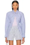 Rabanne Striped Cotton Poplin Shirt