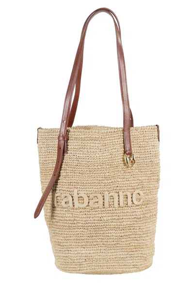 Rabanne Cabas Bag In Neutrals