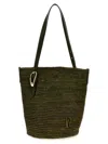 Rabanne Cabas Shopping Bag In Green