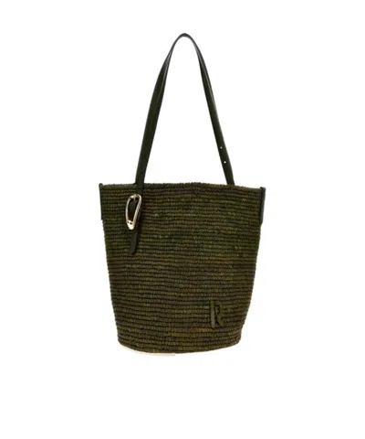 Rabanne Cabas Tote Bag In Black