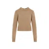 Rabanne Ribbed Knit Wool Cashmere Sweater