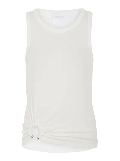 RABANNE TOP - BLANCO