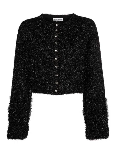 Rabanne Cardigan In Black