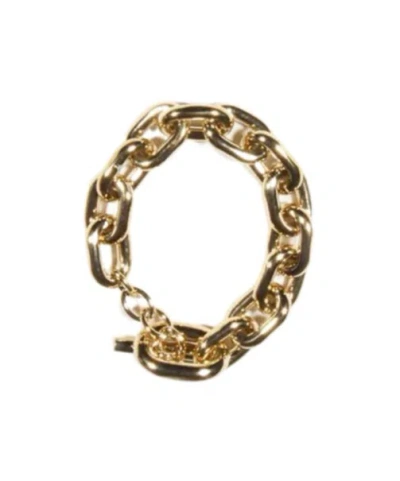 Rabanne Chain Bracelet In Green