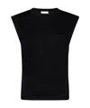 Rabanne Chain-detail Cotton T-shirt In Black