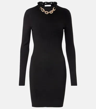 Rabanne Chain-detail Minidress In Black
