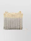 Rabanne Chainmail Handbag With Gradient Finish And Scalloped Edging In Multi
