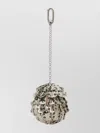 Rabanne Chain Detail Spherical Keyring