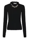 Rabanne Chain-detail Sweater In Black
