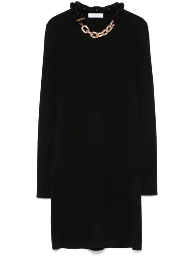 RABANNE CHAIN-DETAILED MINI DRESS
