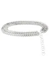 Rabanne Chainmail Adjustable Belt In Silver