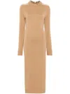 Rabanne Chain-embellished Dress In Neutrals