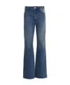 Rabanne Chain-embellished Straight-leg Jeans In Blue