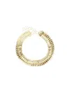 Rabanne Chain-link Clasp-fastening Belt In Nude