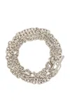 Rabanne Chain Link Necklace In Silver
