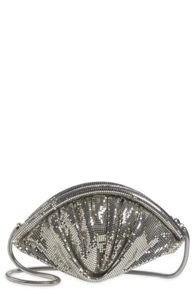 Rabanne Chain Mail Clutch In Silver