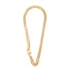 Rabanne Golden Xs Link Necklace In Yellow