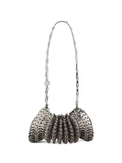 Rabanne Silver Brass Shoulder Bag