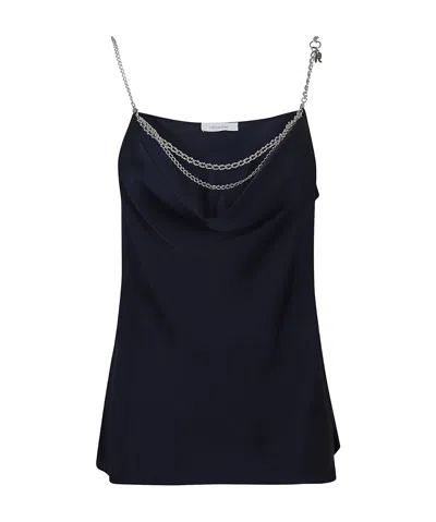RABANNE PACO RABANNE SATIN TANK TOP