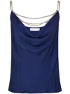 Rabanne Tanktop Mit Kette In Blue