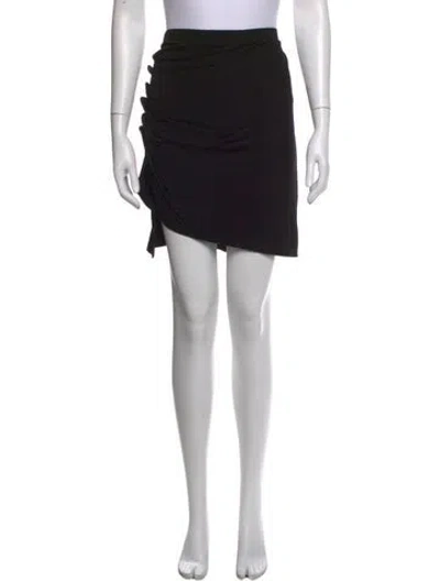 Pre-owned Rabanne Chain-link Accents Mini Skirt In Black