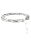 Rabanne Chainmail Adjustable Belt In Silver