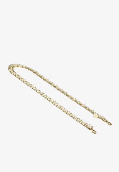 Rabanne Chainmail Bag Strap In Gold