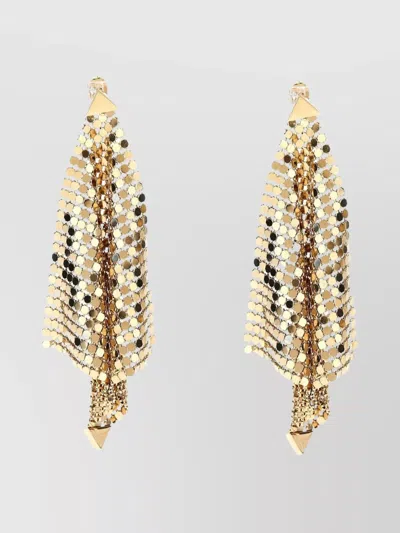 Rabanne 'chainmail' Dangle Geometric Earrings